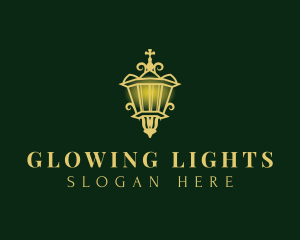 Lamp Light Lantern logo design