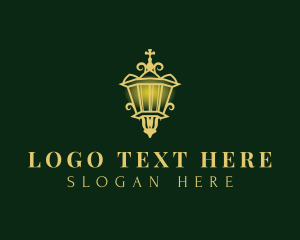 Lamp Light Lantern Logo