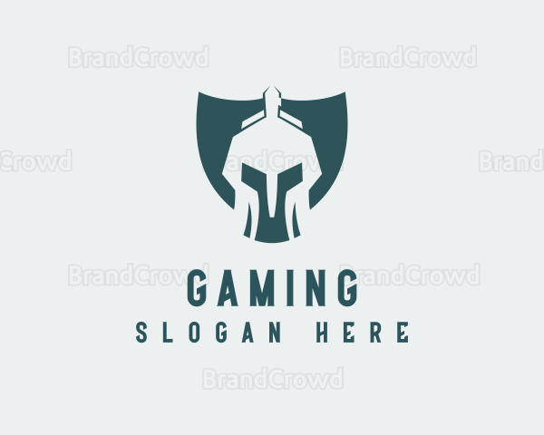 Spartan Shield Warrior Logo