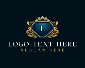 Shield - Luxury Royal Crest logo design