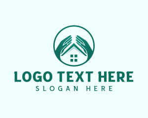 Rescue Shelter - Hand Shelter Charity logo design