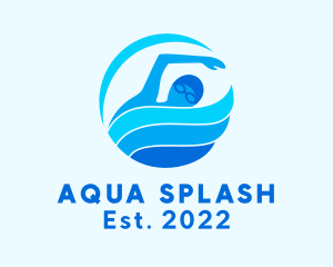 Swimming Sporting Event logo design