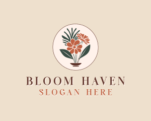 Floral Garden Spa logo design