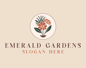 Floral Garden Spa logo design