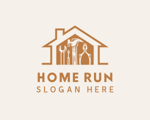 Home Construction Tools logo design