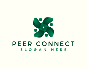 Peer - Community Support Group logo design