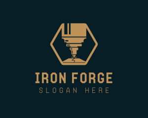 Ironwork - CNC Laser Ironwork logo design