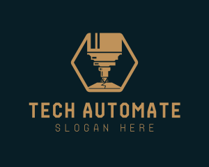 Automation - CNC Laser Ironwork logo design