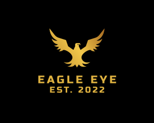 Golden Eagle Wings logo design