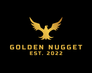 Golden Eagle Wings logo design