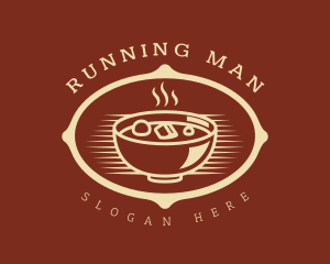 Hot Food Bowl Restaurant Logo