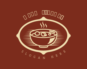 Kitchen - Hot Food Bowl Restaurant logo design