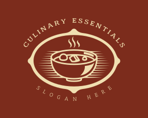 Hot Food Bowl Restaurant logo design