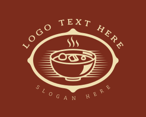 Hot Food Bowl Restaurant Logo