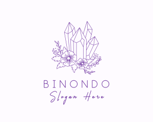 Floral Precious Stone Logo