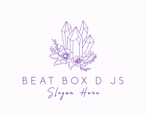 Floral Precious Stone Logo