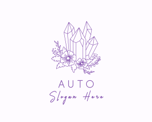 Floral Precious Stone Logo