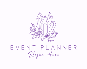 Floral Precious Stone Logo