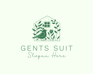 Garden House Bird logo design