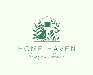 Housing - Garden House Bird logo design