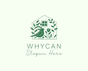 Garden House Bird logo design