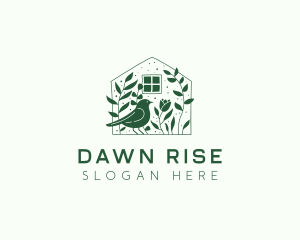 Garden Home Bird logo design