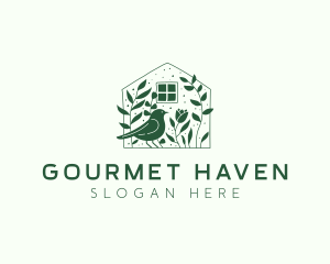 Garden Home Bird logo design