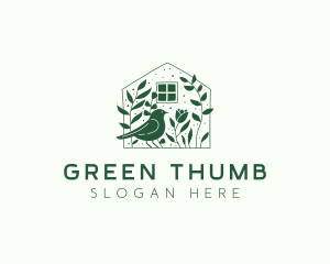 Garden Home Bird logo design