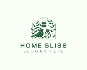 Garden Home Bird logo design