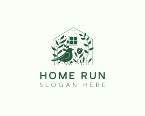 Garden Home Bird logo design