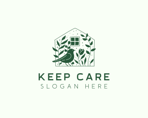 Garden Home Bird logo design