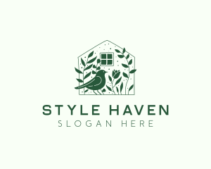 Garden Home Bird logo design