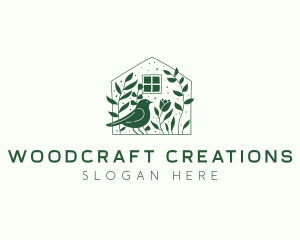 Garden Home Bird logo design