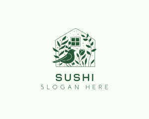 Garden Home Bird logo design