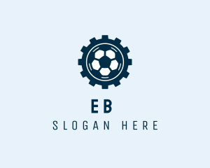 Football - Soccer Ball Gear logo design
