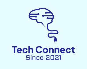 Electronics - Digital Electronics Brain logo design