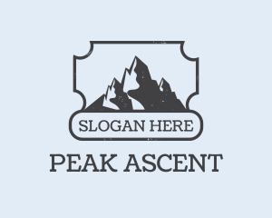 Climb - Mountain Peak Travel Lodge logo design