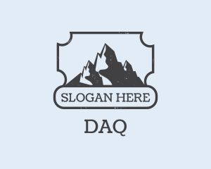 Trip - Mountain Peak Travel Lodge logo design