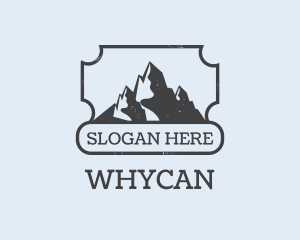 Gray - Mountain Peak Travel Lodge logo design
