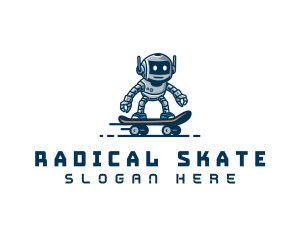 Skateboard - Android Robotics Skateboard logo design