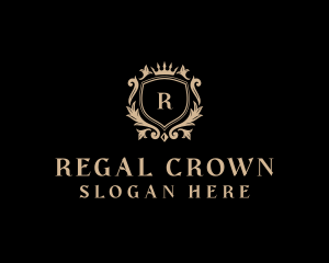 Royal Crown Shield logo design