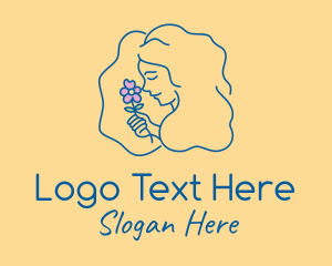 Flower Girl Hair  Logo