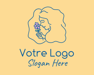 Flower Girl Hair  Logo