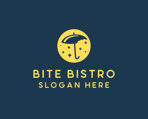 Bite - Moon Umbrella Bite logo design