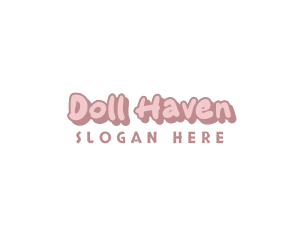 Doll - Cute Kiddie Apparel logo design