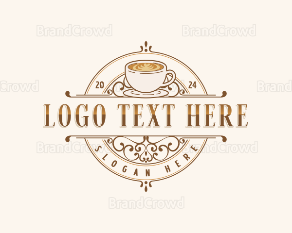 Luxury Coffee Cafe Logo