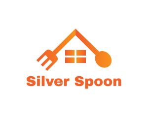 Spoon Fork House logo design