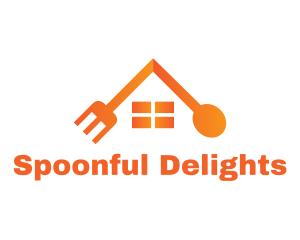 Spoon Fork House logo design