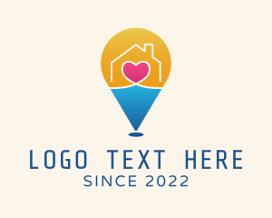 Love - Vacation House App logo design