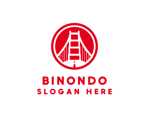 San Francisco Bridge Landmark Logo